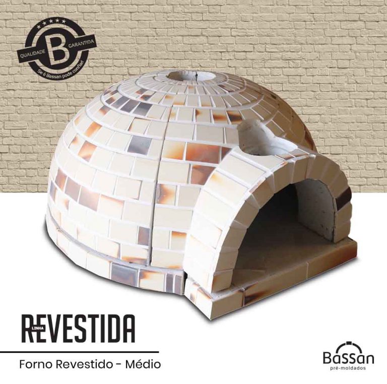 Forno Pré Moldado Revestido a Lenha | Bassan Iglu